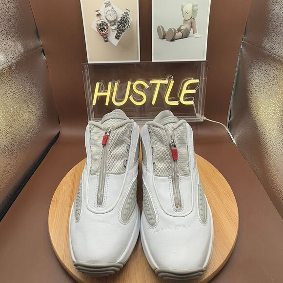 Reebok Classics Answer IV x Packer Shoes White Silver Allen Iverson Size 9 - Picture 7 of 10